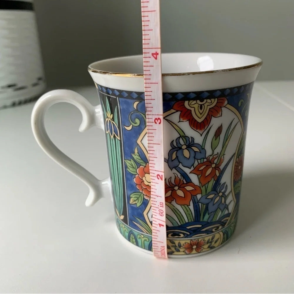 Vintage Seizan Fine China Cup Mug With Gold Accents